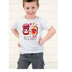 Kids White Graphic Tee